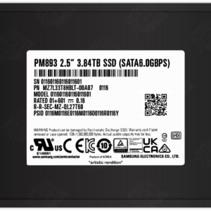 MZ7L33T8HBLT-00A07 - 3.84TB PM893 - SATA 6.0 Gbps 2.5 inch SSD