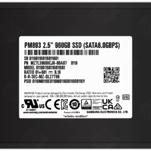 MZ7L3960HCJR-00A07 - 960 GB PM883 - SATA 6.0Gbps 2.5'' SSD